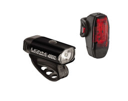 Lezyne Hecto Drive 400XL Koplamp/KTV Achterlicht Zwart