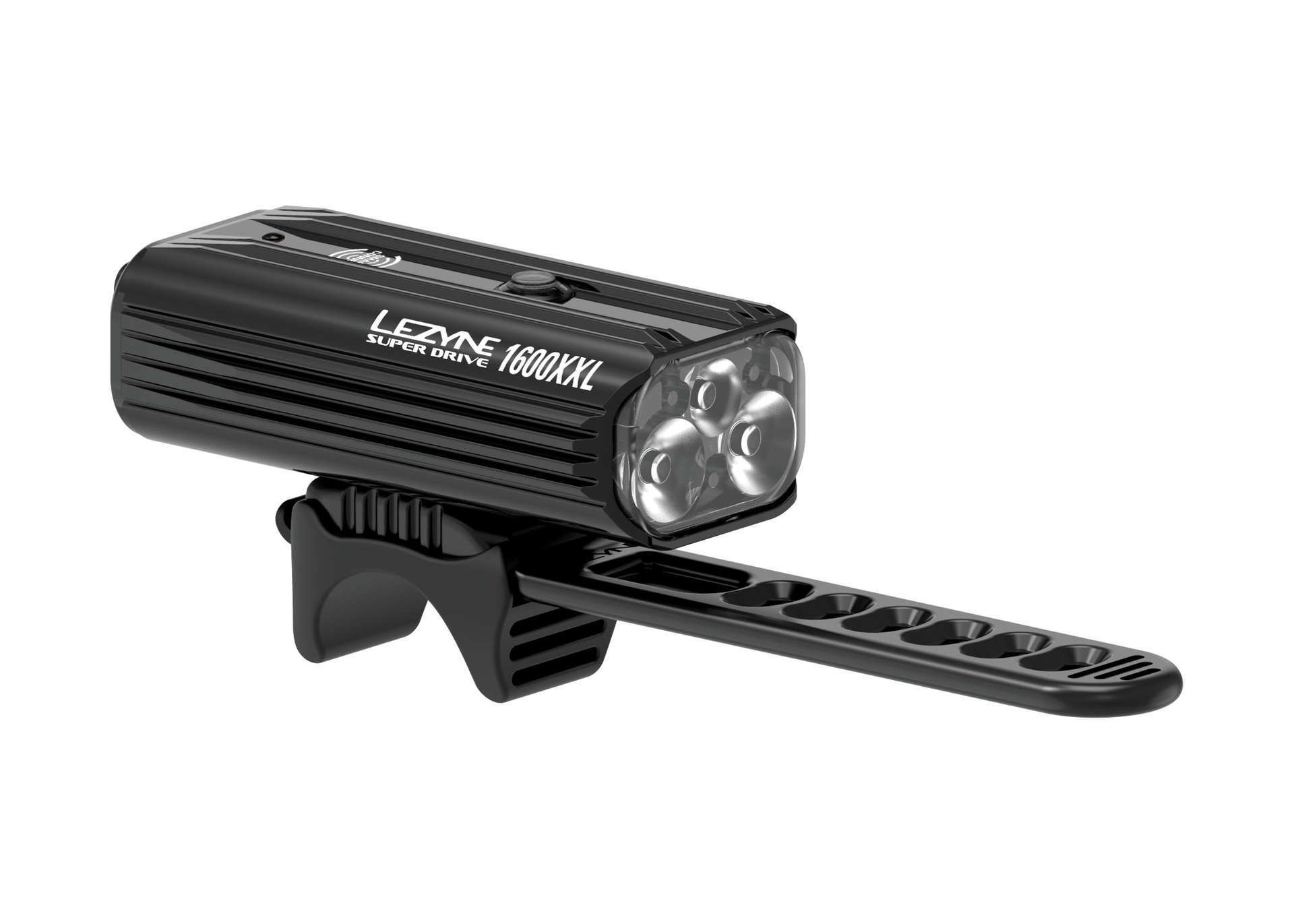 LEZYNESUPER DRIVE 1600XXL レックマウントライトマウント Lezyne Super Drive 1600XXL Koplamp Zwart