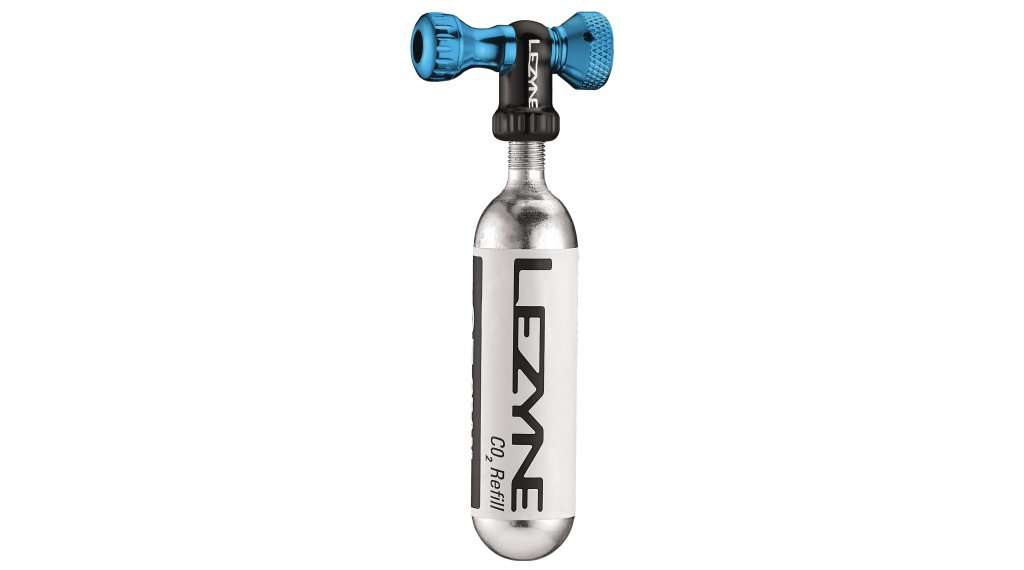 Lezyne Control Drive CO2 Minipomp 25 Gram Blauw/Hi Gloss 