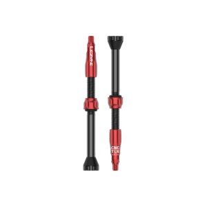 Lezyne CNC Tubeless Valve Kit 60 mm Rood