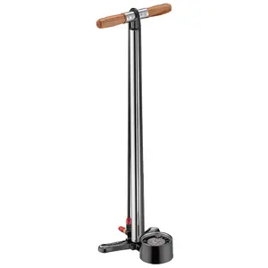 Lezyne Alloy Floor Drive Tall 3.5 Gauge Fietspomp Zilver/Zwart
