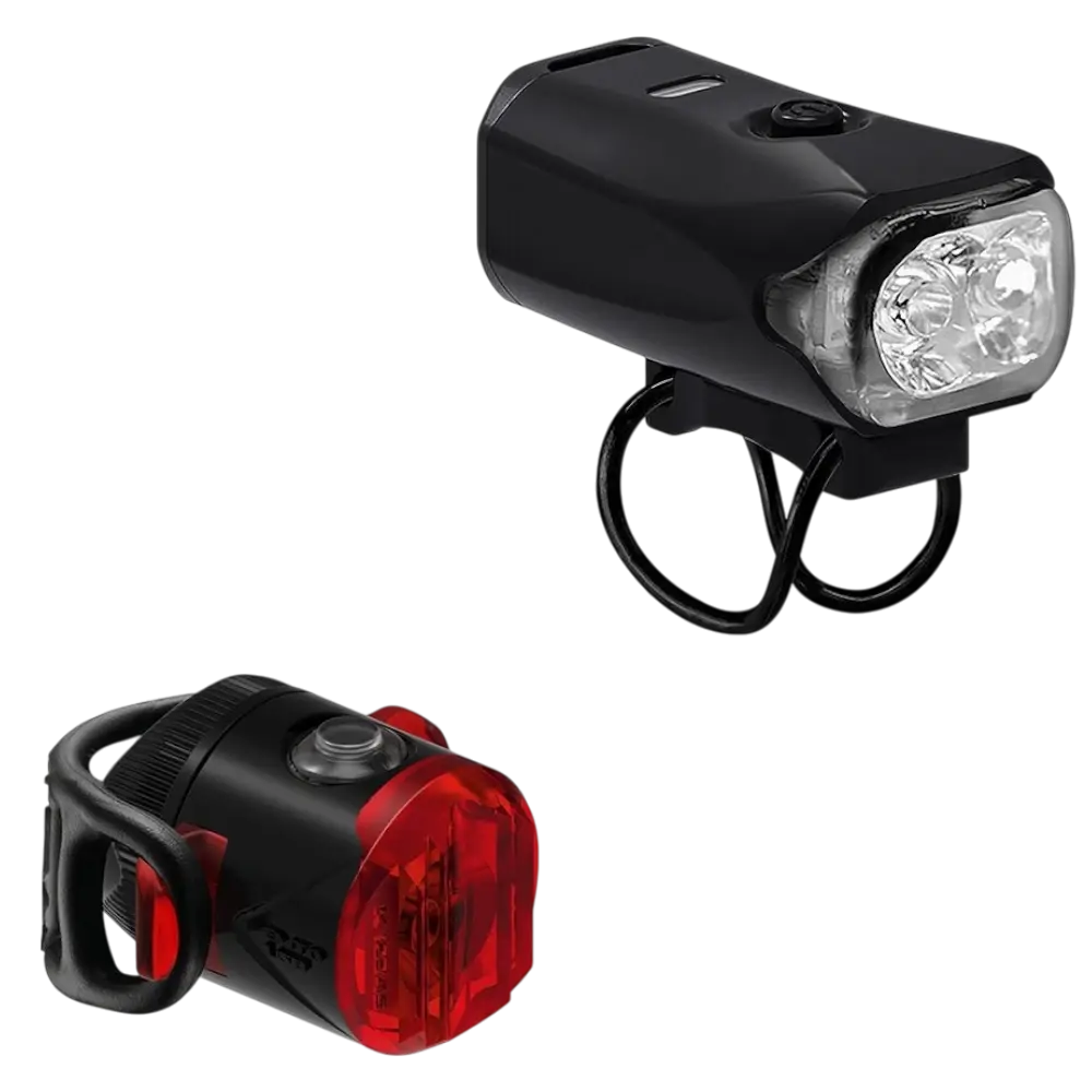 LEZYNE KTV Drive 300+ en Femto USB-C Verlichtingsset