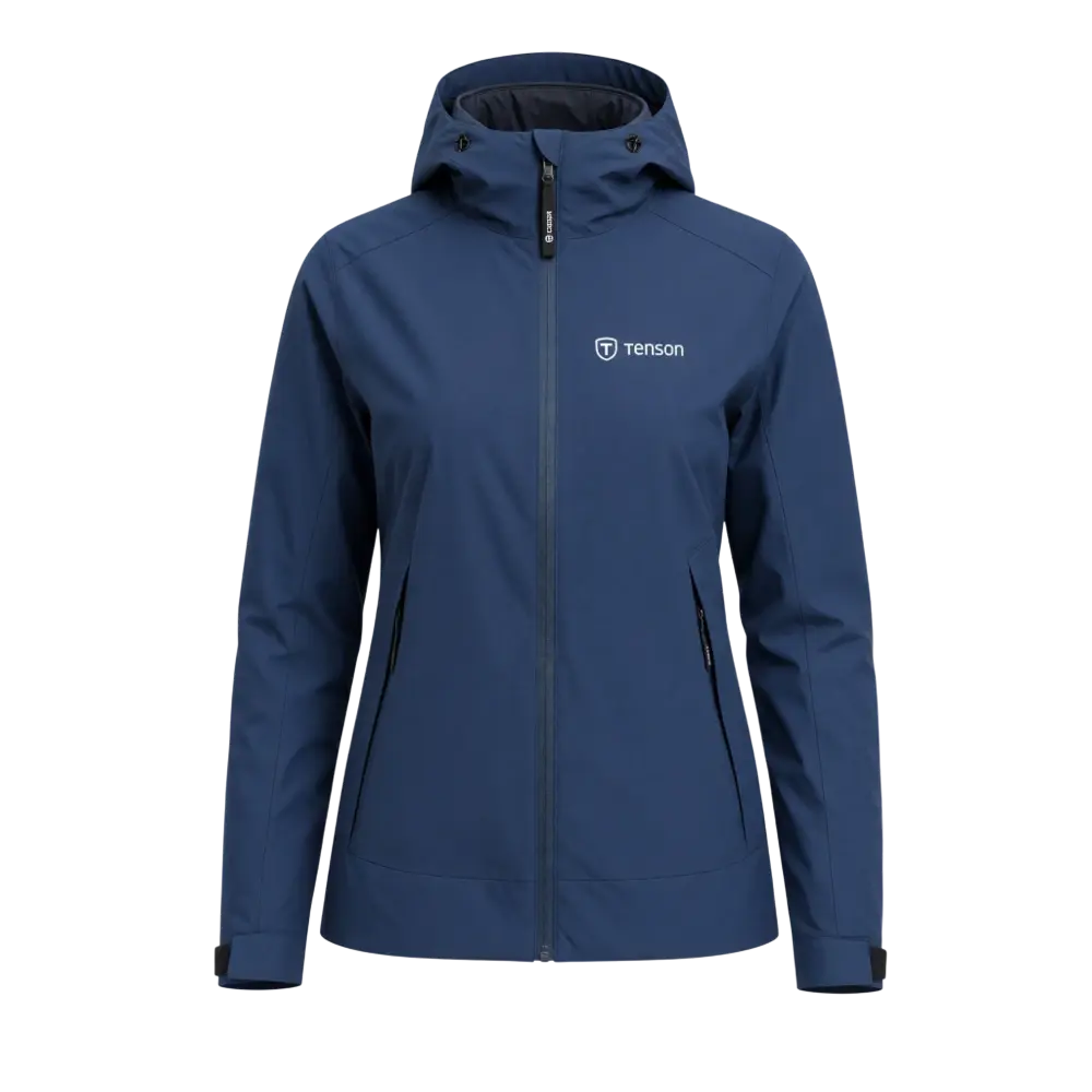 TENSON Winga Regenjack Donkerblauw Dames