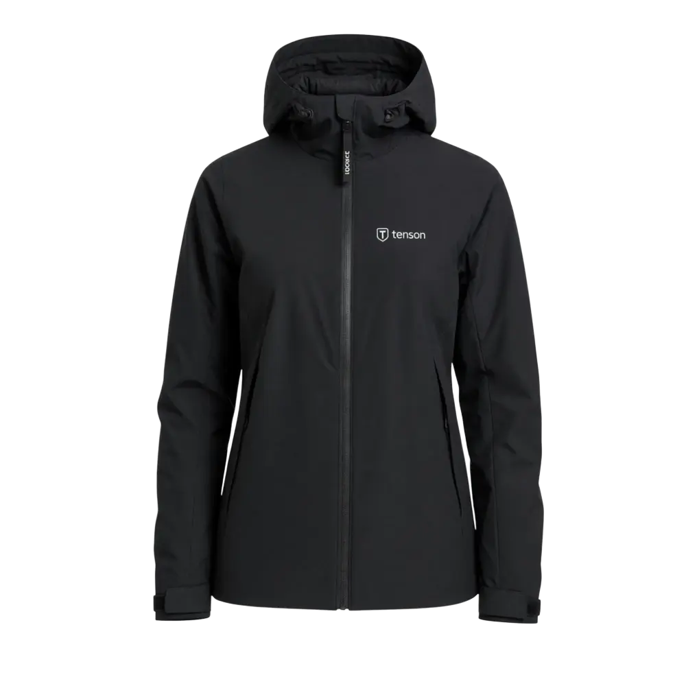 TENSON Winga Regenjack Zwart Dames