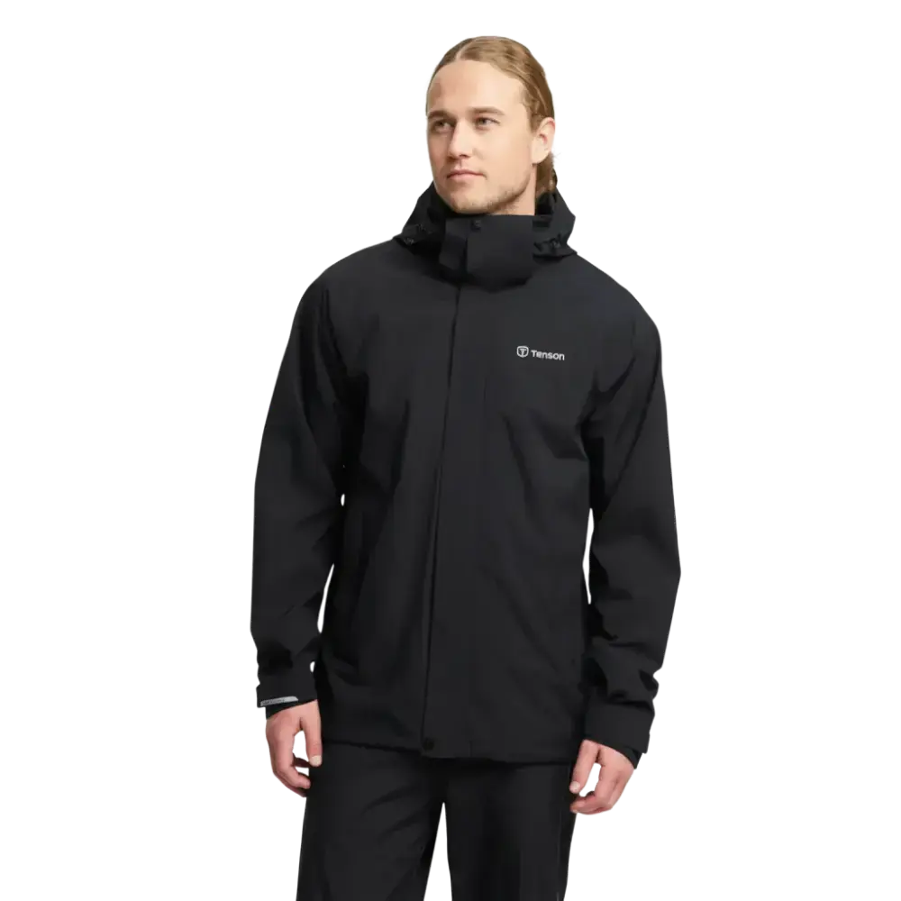 TENSON Biscaya Storm Regenjas Zwart Heren