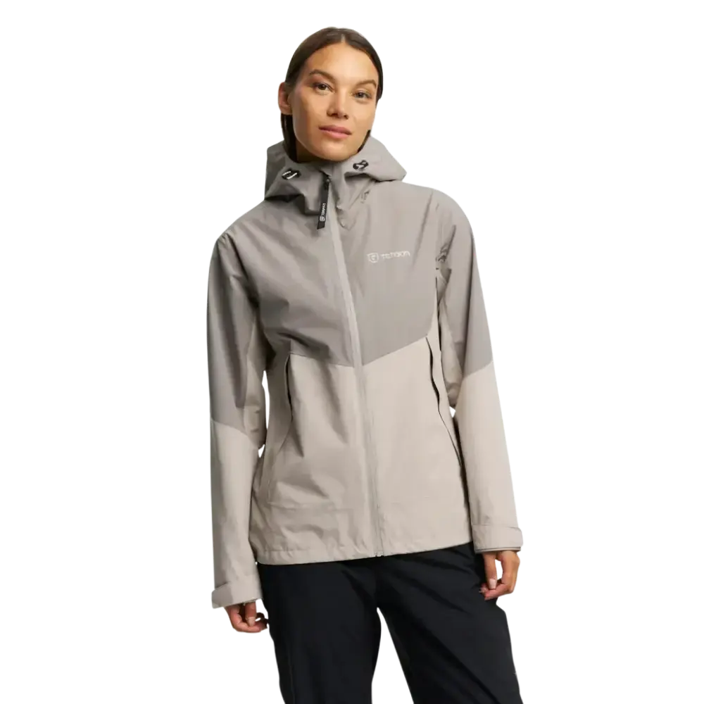 TENSON Winga Yoke Regenjack Beige Dames