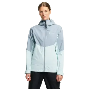 Tenson Winga Yoke Regenjack Blauw/Grijs Dames