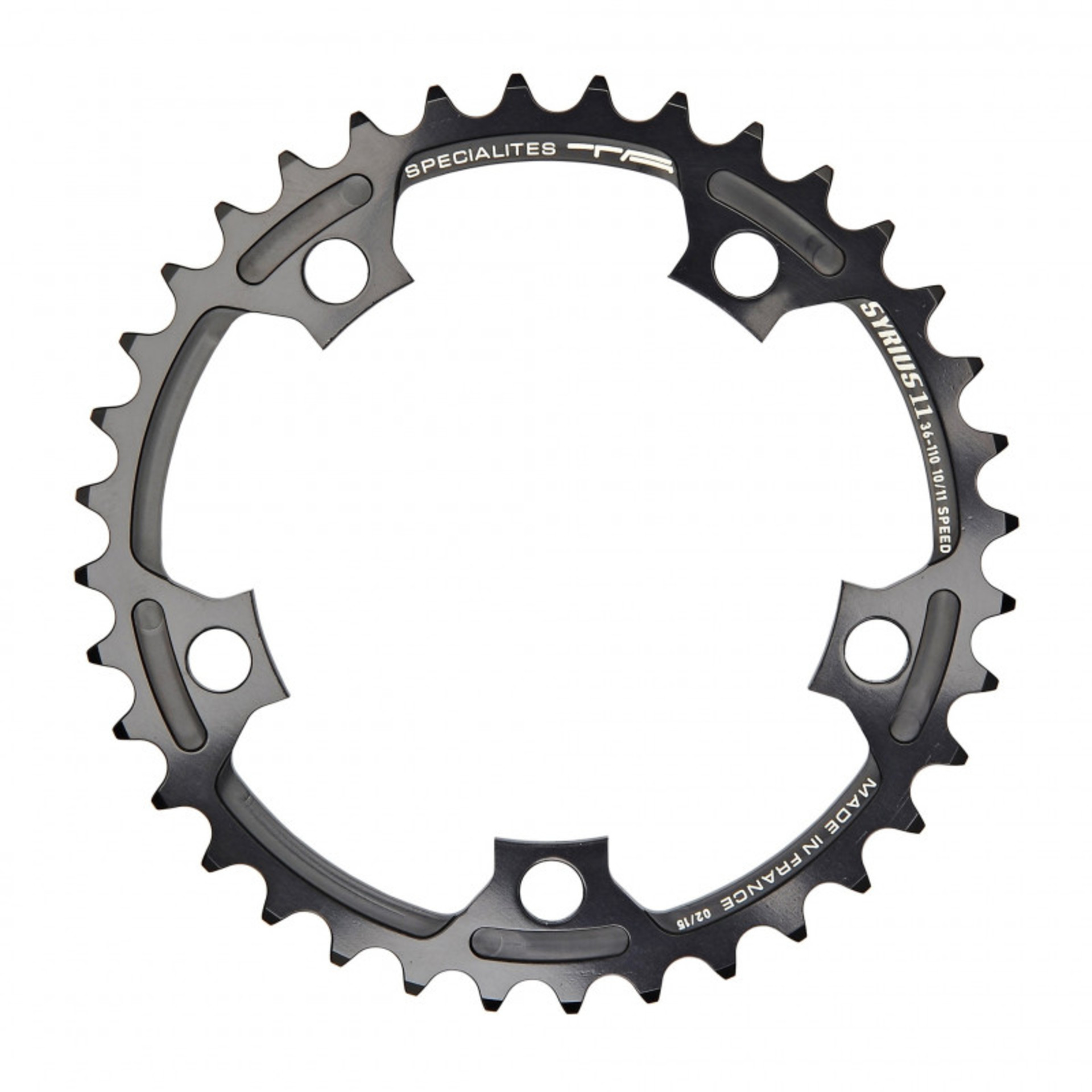 TA Specialites Syrius Kettingblad 110mm Steek Binnen 10/11 Speed Zwart