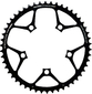 TA Specialites Syrius Kettingblad 110mm Steek Buiten 10/11 Speed Zwart