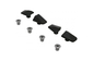 TA Specialites X110 Shimano Shimano 105 R7000 Bladbouten Zwart/Grijs 4 Stuks