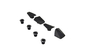 TA Specialites X110 Shimano Dura Ace R9100 Bladbouten Zwart/Grijs 4 Stuks