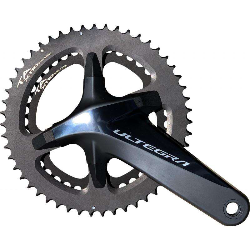TA Specialites X110 Shimano Race Kettingblad Buiten 110mm Steek 11 Speed Grijs/Zwart
