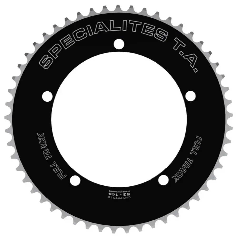 TA Specialites Full Track Piste Kettingblad 144mm Steek Zwart CNC