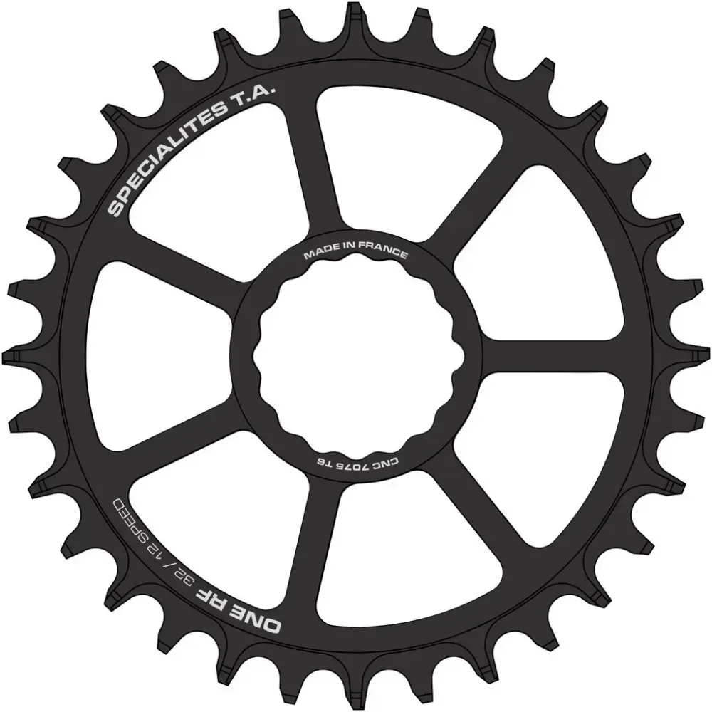 TA Specialites One RF Race Face Cinch Direct Mount Kettingblad 12 Speed Zwart