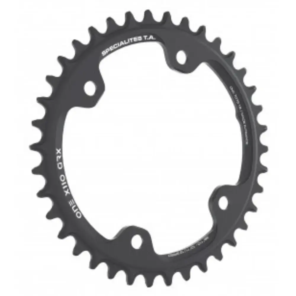 TA Specialites One X110 GRX Kettingblad 110mm Steek 10/11/12 Speed Mat Zwart