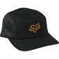 Fox Side View 5 Panel Cap Zwart 