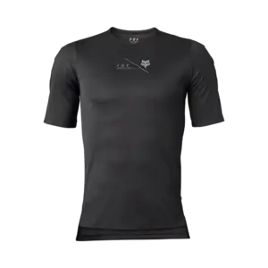 Fox Flexair Pro MTB Fietsshirt Korte Mouwen Zwart/Zwart Heren