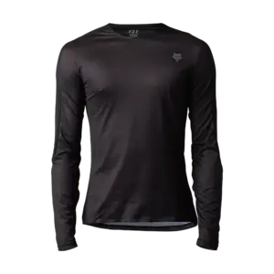 Fox Flexair Ascent MTB Fietsshirt Lange Mouwen Zwart/Grijs Heren