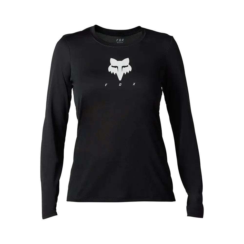 FOX Ranger Tru Dri MTB Fietsshirt Lange Mouwen Zwart Dames