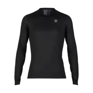 Fox Flexair Ascent MTB Fietsshirt Lange Mouwen Zwart/Zilver Heren