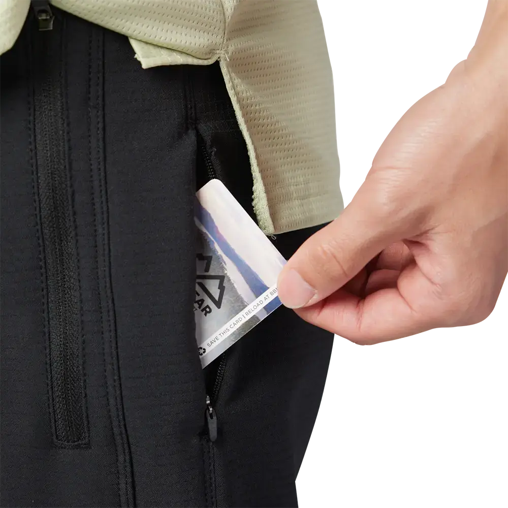Fox Defend MTB Fietsbroek Kort Zwart/Zilver Heren
