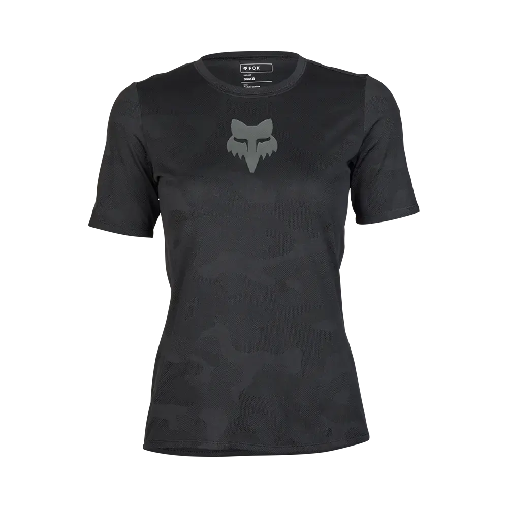 Fox Ranger Tru Dri MTB Fietsshirt Korte Mouwen Zwart/Grijs Dames
