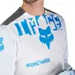 Fox Ranger Digi Image MTB Fietsshirt Lange Mouwen Wit/Blauw Heren