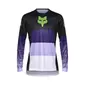 Fox Ranger Grid MTB Fietsshirt Lange Mouwen Zwart/Paars Heren