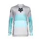 Fox Ranger Grid MTB Fietsshirt Lange Mouwen Grijs/Blauw Heren