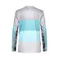 Fox Ranger Grid MTB Fietsshirt Lange Mouwen Grijs/Blauw Heren