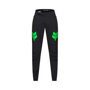 Fox Ranger Grid MTB Fietsbroek Lang Zwart/Groen Heren
