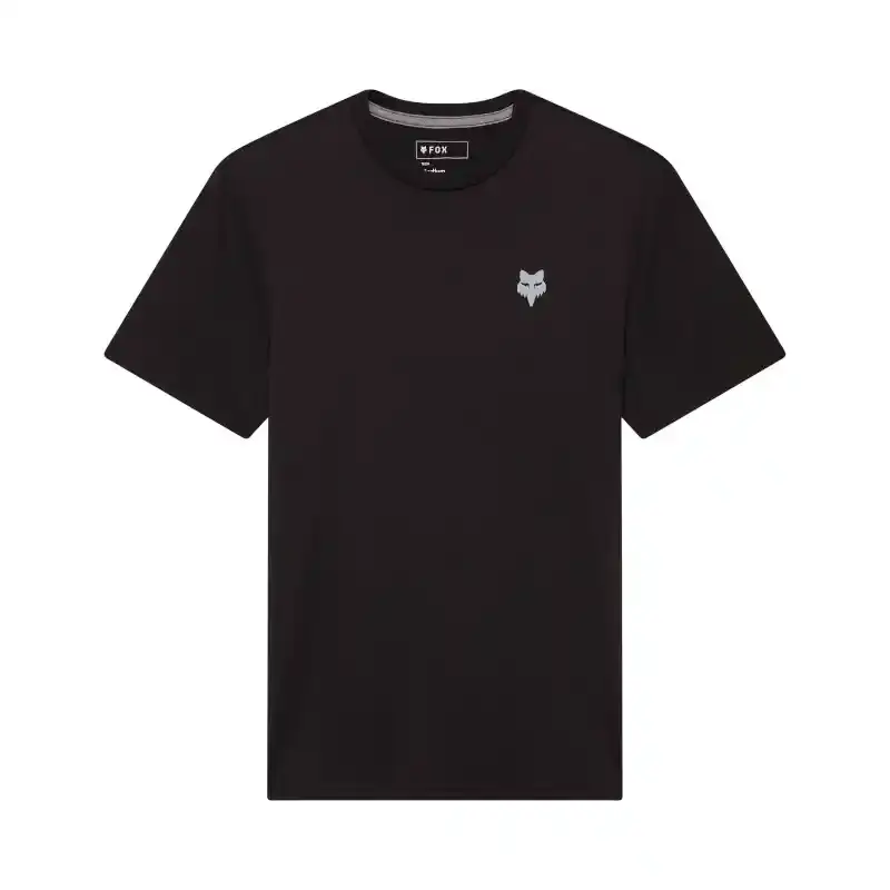 Fox Frequency Tech MTB Fietsshirt Korte Mouwen Zwart Heren