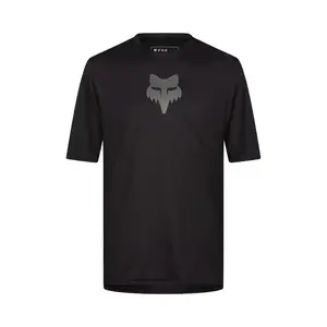 Fox Ranger Fox Head MTB Fietsshirt Korte Mouwen Zwart Heren