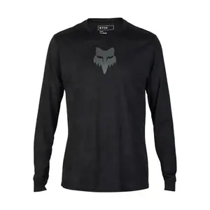 Fox Ranger Tru DRI MTB Fietsshirt Lange Mouwen Zwart Heren
