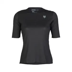 Fox Flexair Ascent MTB Fietsshirt Korte Mouwen Zwart Dames