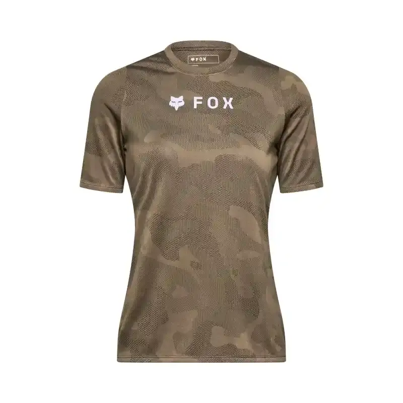 Fox Ranger Tru DRI MTB Fietsshirt Korte Mouwen Bruin Dames