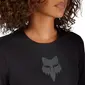 Fox Ranger Fox Head MTB Fietsshirt Lange Mouwen Zwart Dames