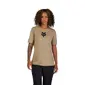 Fox Ranger Fox Head MTB Fietsshirt Korte Mouwen Lichtbruin Dames