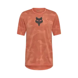 Fox Ranger Tru DRI MTB Fietsshirt Korte Mouwen Oranje Heren