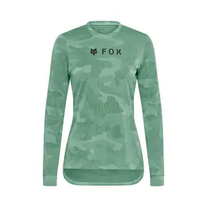 Fox Ranger Tru Dri MTB Fietsshirt Lange Mouwen Groen Dames
