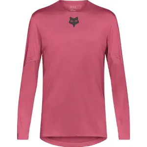 Fox Flexair MTB Fietsshirt Lange Mouwen Roze Heren