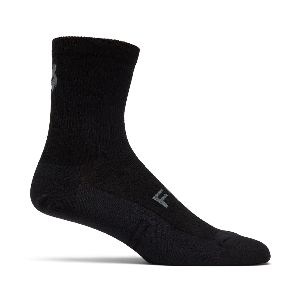 FOX 6" Flexair Merino Fietssokken Zwart