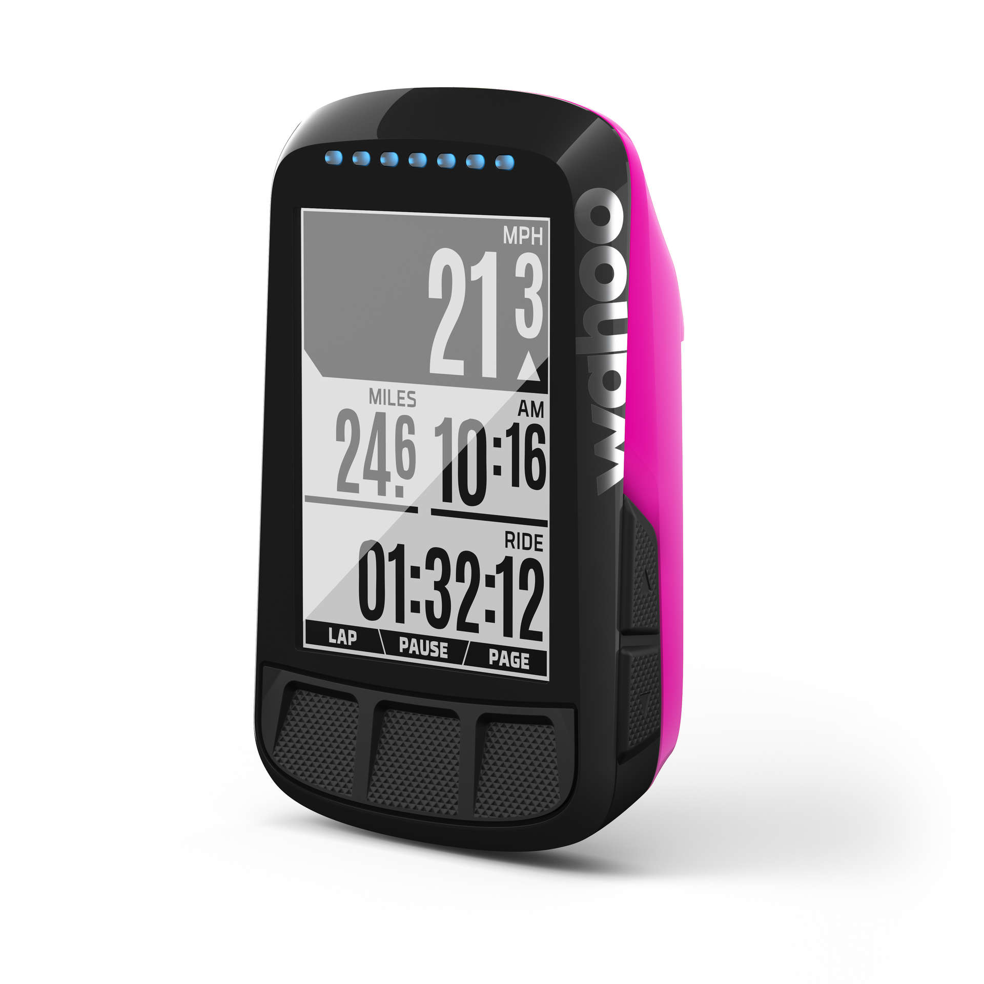 Wahoo ELEMNT BOLT GPS Fietscomputer Limited Edition Zwart/Roze