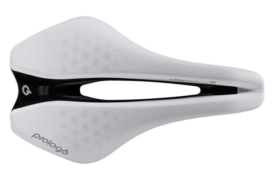 Prologo Dimension Tri T-Irox Fietszadel Wit/Zilver