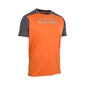 ION Traze MTB Fietsshirt Korte Mouwen Oranje/Grijs Heren
