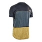 ION Traze AMP X MTB Fietsshirt Korte Mouwen Zwart/Blauw/Geel Heren