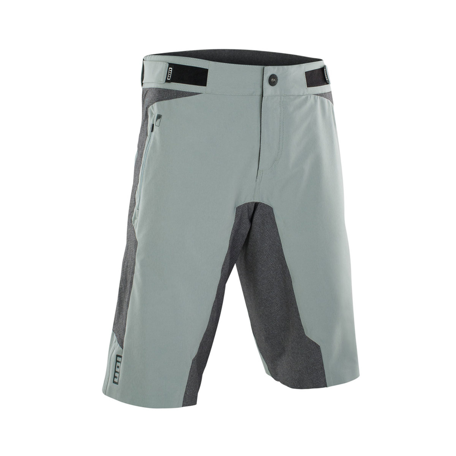 ION Traze Amp AFT MTB Fietsbroek Kort Lichtblauw/Grijs Heren
