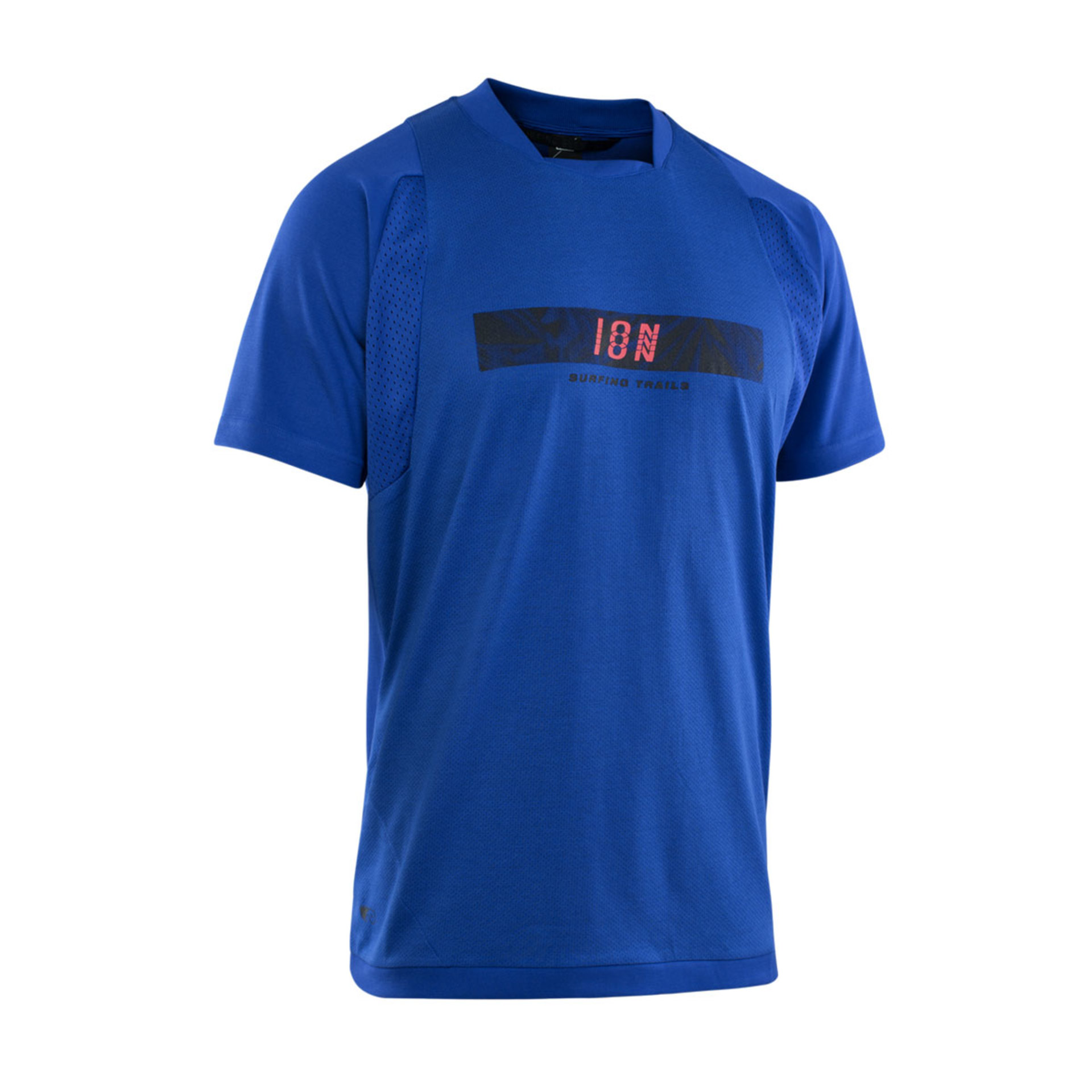 ION Scrub Amp MTB Fietsshirt Korte Mouwen Blauw Heren