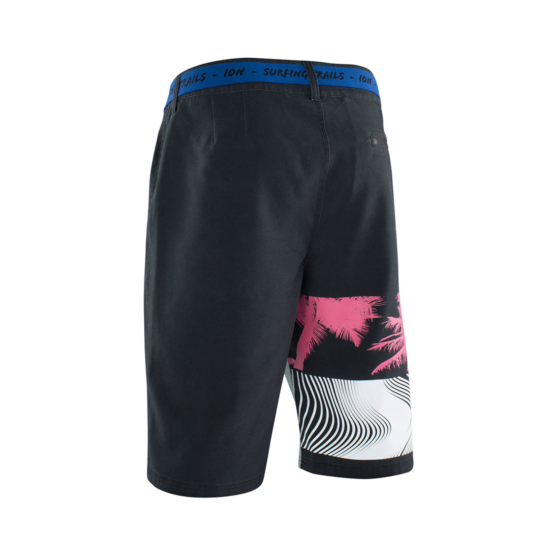 ION Seek Amp MTB Fietsbroek Kort Lichtblauw/Grijs Heren