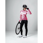 Löffler Nebula Fietsshirt Lange Mouwen Rood Dames